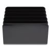 Plastic Incline Mail Sorter, 5 Sections, #6 1/4 to #16 Envelopes, 6.26 x 9.49 x 6.5, Black1