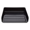 Side-Load Stackable Plastic Document Tray, 1 Section, Legal-Size, 15.06 x 9.72 x 3.01, Black, 2/Pack1