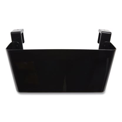 Unbreakable Plastic Wall File, Letter Size, 13" x 3.69" x 7.17", Black1