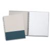 Wirebound Hardcover Notebook, 1 Subject, Narrow Rule, Gray/Teal Cover, 11 x 8.5, 80 Sheets2