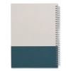 Wirebound Hardcover Notebook, 1 Subject, Narrow Rule, Gray/Teal Cover, 9.5 x 6.5, 80 Sheets2