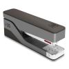 Desktop Aluminum  Half Strip Stapler, 25-Sheet Capacity, Gray/Black1