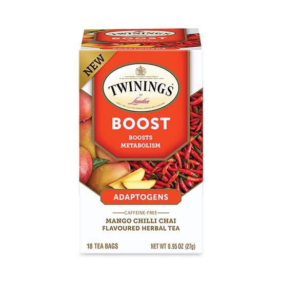 Boost Mango Chili Chai Herbal Tea Bags, 0.95 oz, 18/Box1