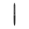 207 Plus+ Gel Pen, Retractable, Medium 0.7 mm, Black Ink, Black Barrel, Dozen1