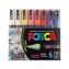 POSCA Permanent Specialty Marker, Medium Bullet Tip, Assorted Colors, 16/Pack1