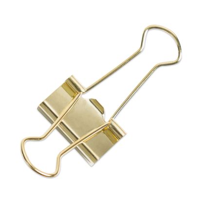 Binder Clips, Small, Gold, 72/Pack1