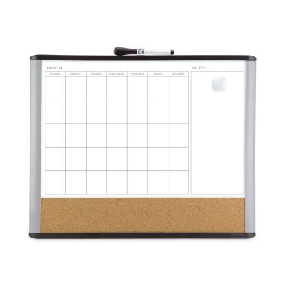 3N1 Magnetic Mod Dry Erase Board, 20 x 16, White Surface, Gray/Black Frame1