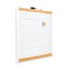 PINIT Magnetic Dry Erase Calendar with Plastic Frame, 20 x 16, White Surface and Frame2