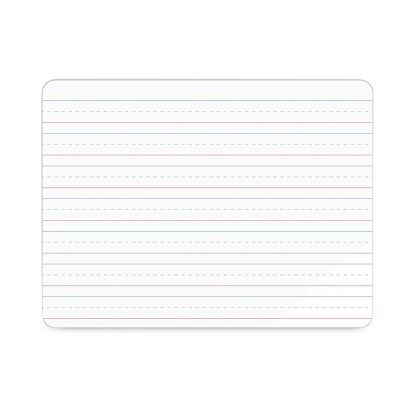 Double-Sided Dry Erase Lap Board, 12 x 9, White Surface, 24/Pack1
