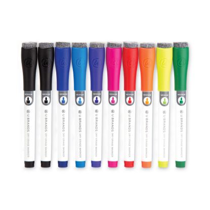 Medium Point Dry Erase Markers, Medium Chisel Tip, Assorted Colors, 10/Pack1