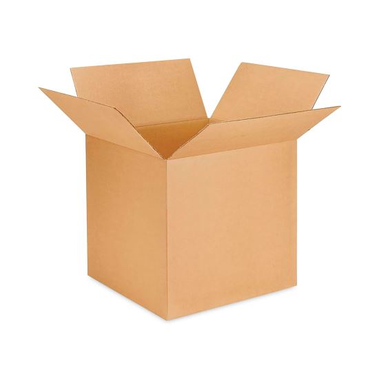 Brown Corrugated Cubed Fixed-Depth Shipping Boxes, Regular Slotted Container (RSC), 15 x 11 x 6, Brown Kraft, 25/Bundle1