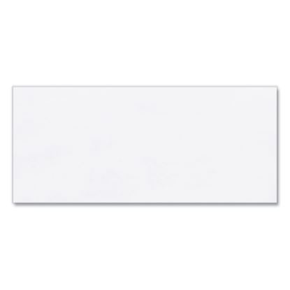 Open-Side Business Envelope, #10, Commercial Flap, Diagonal Seam, Gummed Closure, 4.13 x 9.5, White, 500/Box1