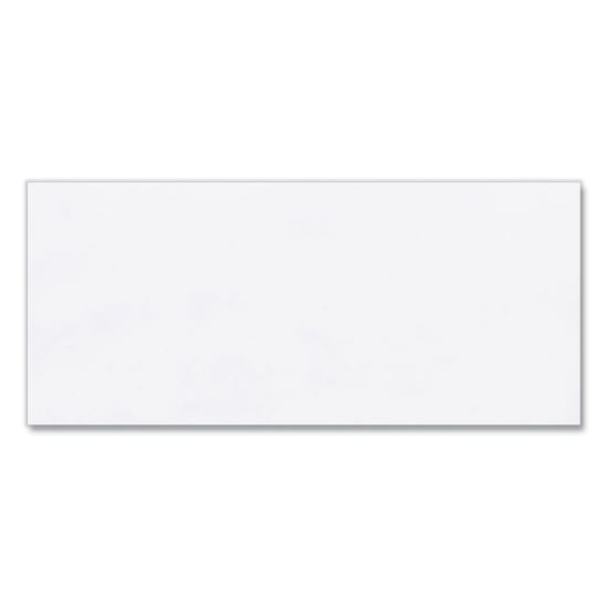 Open-Side Business Envelope, #10, Commercial Flap, Diagonal Seam, Gummed Closure, 4.13 x 9.5, White, 500/Box1