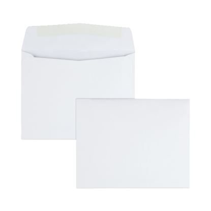 Open-End Business Envelope, #6 3/4, Square Flap, Gummed Closure, 3.06 x 6.6, White, 125/Box1