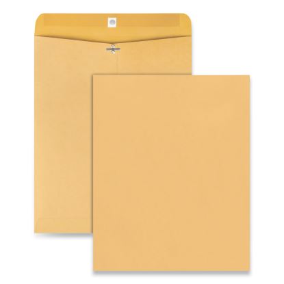 Catalog Envelope, 28 lb Bond Weight Kraft, #105, Square Flap, Clasp/Gummed Closure, 11.5 x 14, Brown Kraft, 100/Pack1