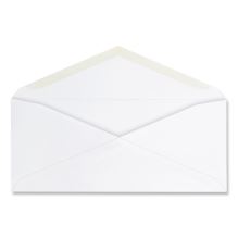 Open-Side Business Envelope, #10, Commercial Flap, Gummed Closure, 4.25 x 9.63, White, 125/Box1