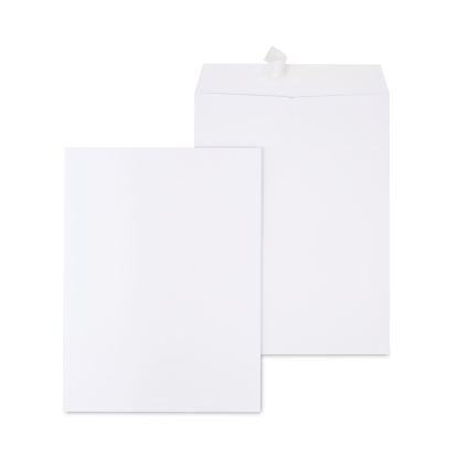 EasyClose Catalog Envelope, #10 1/2, Square Flap, Self-Adhesive Closure, 9 x 12, White, 250/Box1