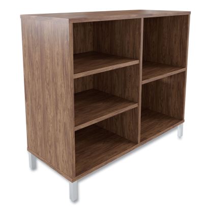 Essentials Laminate Bookcase, Five-Shelf, 36w x 15d x 31.6h, Espresso1