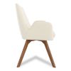 MidMod Fabric Guest Chair, 24.8" x 25" x 31.8", Cream Seat/Back2