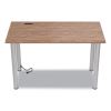 Essentials Writing Table-Desk with Integrated Power Management, 47.5" x 23.7" x 28.8", Espresso/Aluminum2