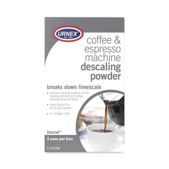 Coffee and Espresso Machine Descaling Powder, 1 oz Packets, 3/Box1