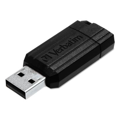 PinStripe USB Flash Drive, 32 GB, Black1