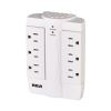 6 Outlet Swivel Surge Protector, 6 Outlets, 1200 Joules, White2