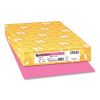 Color Paper, 24 lb Bond Weight, 11 x 17, Pulsar Pink, 500/Ream2