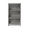 Fallbrook Bookcase, Three-Shelf, 28w x 14d x 48.25h, Smoked Ash/Rustic Warm Gray1