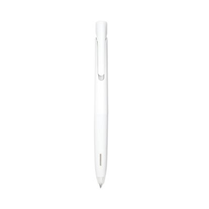 bLen Gel Pen, Retractable, Fine 0.7 mm, Black Ink, White Barrel, Dozen1