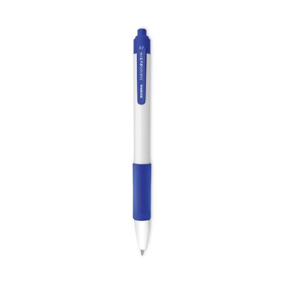 Sarasa Dry X20+ Gel Pen, Retractable, Fine 0.7 mm, Blue Ink, White Barrel, Dozen1