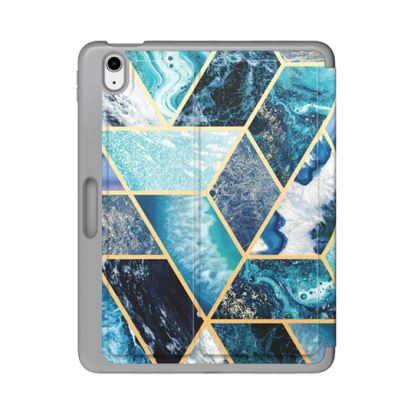 i-Blason IPAD2021-8.3-COSMO-SP-OCEAN tablet case 8.3" Front cover Blue1