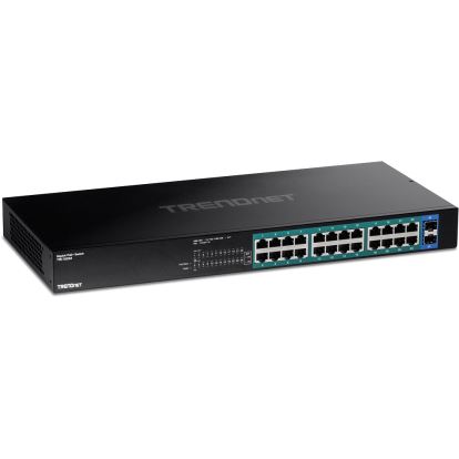 Trendnet TPE-TG262 network switch Unmanaged L2 Gigabit Ethernet (10/100/1000) Power over Ethernet (PoE) 1U Black1