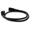 AddOn Networks ADD-C142C1514AWG15A3FT power cable Black 35.8" (0.91 m) C14 coupler C15 coupler1