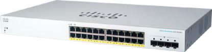 Cisco CBS220-24P-4G Managed L2 Gigabit Ethernet (10/100/1000) Power over Ethernet (PoE) 1U White1