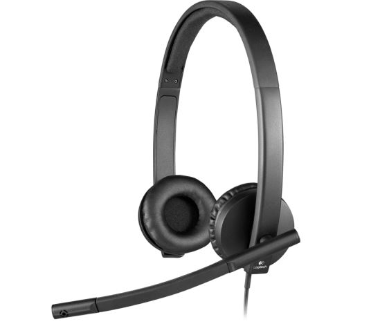 Logitech USB Headset H570e Wired Head-band Office/Call center Black1