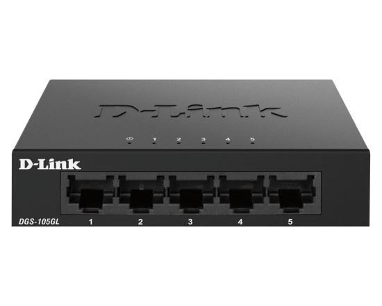 D-Link DGS-105GL network switch Unmanaged Gigabit Ethernet (10/100/1000) Black1