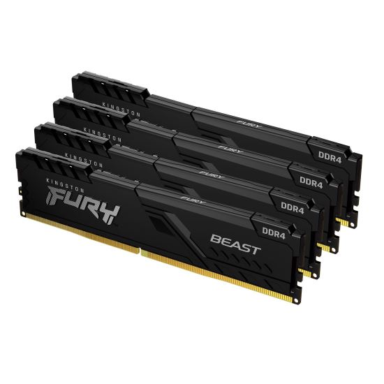 Kingston Technology FURY Beast memory module 64 GB 4 x 16 GB DDR4 3600 MHz1