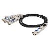 AddOn Networks DAC-Q56DD-4Q28-2-5M-AO InfiniBand cable 98.4" (2.5 m) 4xQSFP28 QSFP-DD Black, Silver1