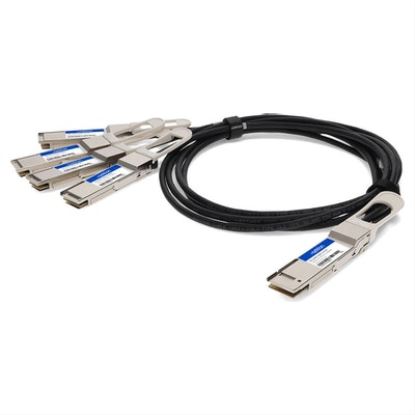 AddOn Networks DAC-Q56DD-4Q28-2-5M-AO InfiniBand cable 98.4" (2.5 m) 4xQSFP28 QSFP-DD Black, Silver1