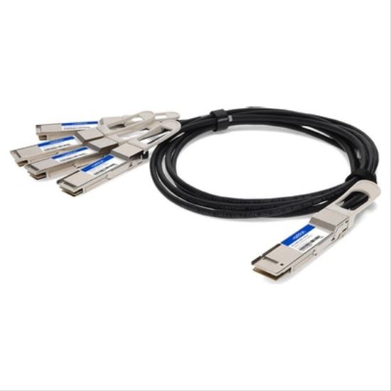 AddOn Networks DAC-Q56DD-4Q28-2-5M-AO InfiniBand cable 98.4" (2.5 m) 4xQSFP28 QSFP-DD Black, Silver1