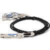 AddOn Networks DAC-Q56DD-4Q28-2-5M-AO InfiniBand cable 98.4" (2.5 m) 4xQSFP28 QSFP-DD Black, Silver2