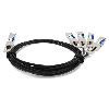 AddOn Networks QDD-4QSFP28-400-CU2M-AO InfiniBand cable 78.7" (2 m) 4xQSFP28 QSFP-DD Black, Silver4