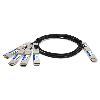 AddOn Networks QDD-4QSFP28-400-CU2M-AO InfiniBand cable 78.7" (2 m) 4xQSFP28 QSFP-DD Black, Silver7