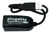 Plugable Technologies USB2-2PORT interface hub 480 Mbit/s Black2