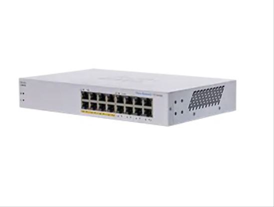 Cisco CBS110-16PP-NA network switch Unmanaged Gigabit Ethernet (10/100/1000) Gray1