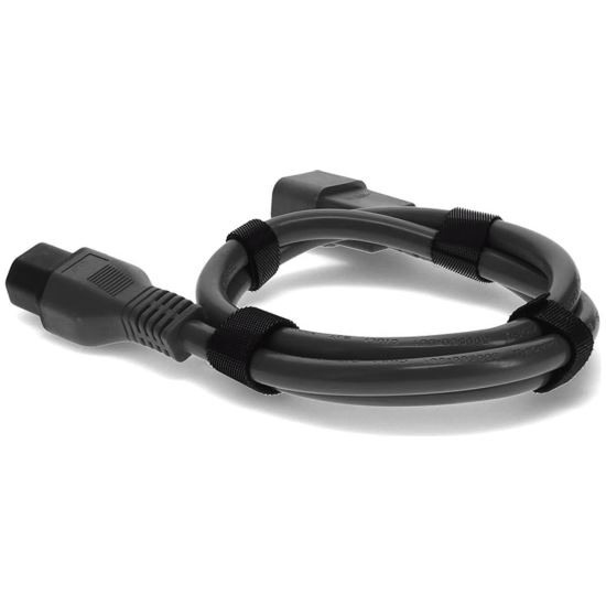 AddOn Networks ADD-515P2C1314AWG8FT power cable Black 96.1" (2.44 m) NEMA 5-15P C13 coupler1