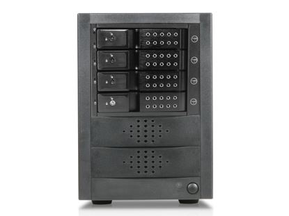 iStarUSA JAGE5BT4HDBK-DE-P disk array Desktop Black1