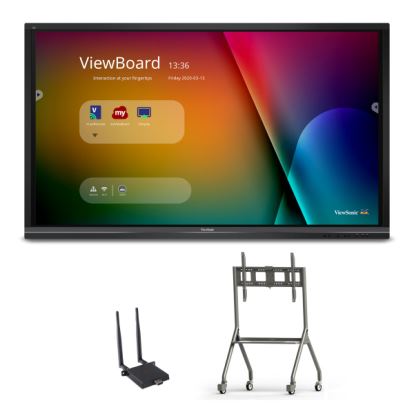 Viewsonic IFP8650-E4 interactive whiteboard 86" 3840 x 2160 pixels Touchscreen Black1