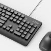 Azio KM535 keyboard Mouse included USB Black3